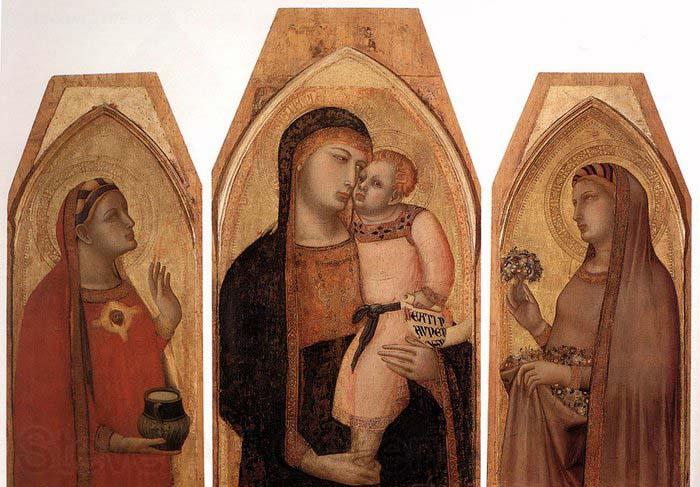Ambrogio Lorenzetti Madonna and Child with Mary Magdalene and St Dorothea